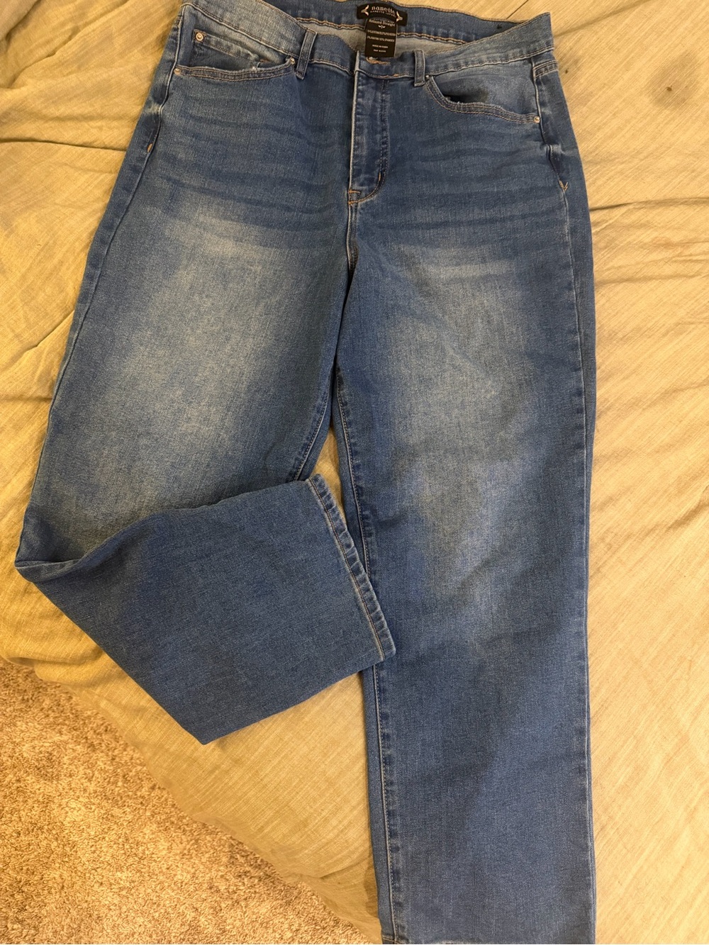 Nanette Lenore Classic Medium Wash Straight Leg Jeans